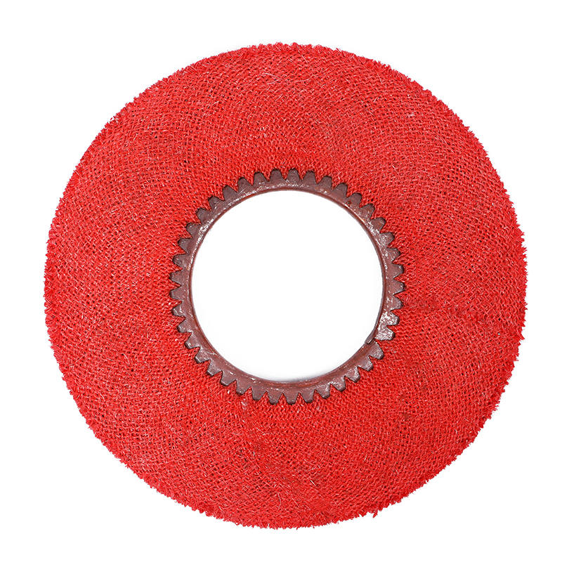 Ruota in sisal piatta rossa