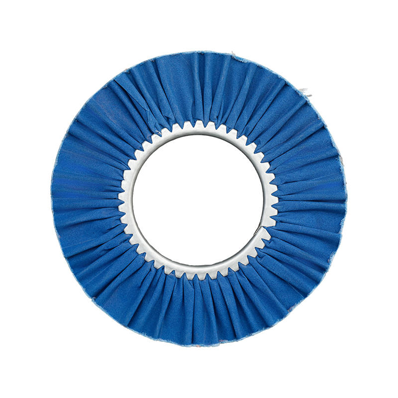 Ruota del vento temprata blu per alluminio