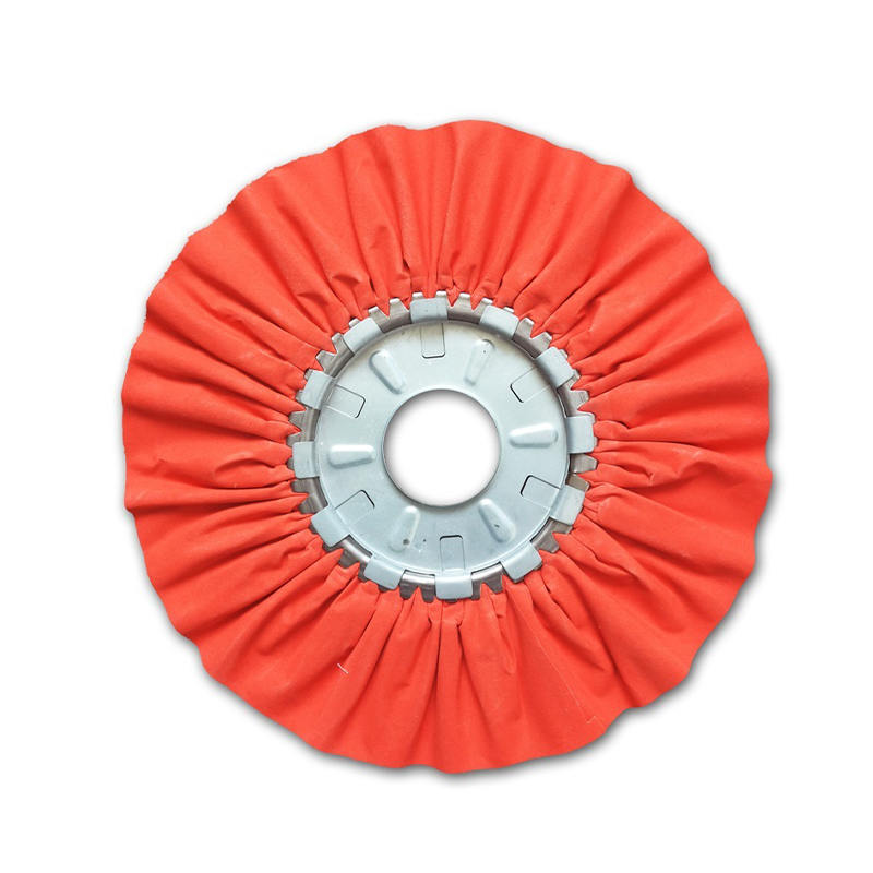Ruota In Tela Rossa Per Acciaio Inox