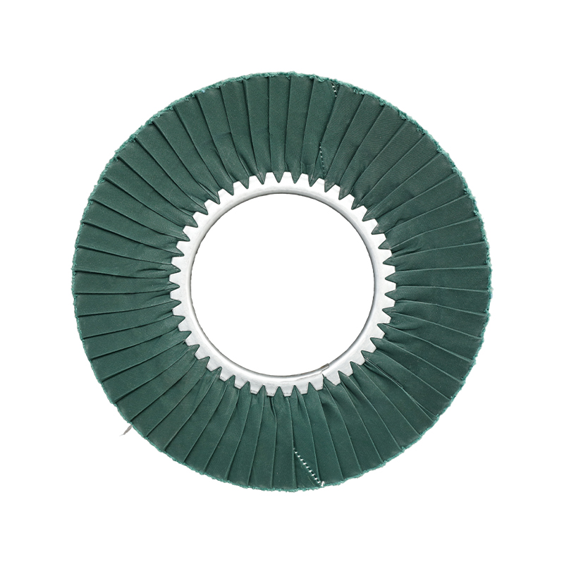 Ruota lucidante pieghevole verde