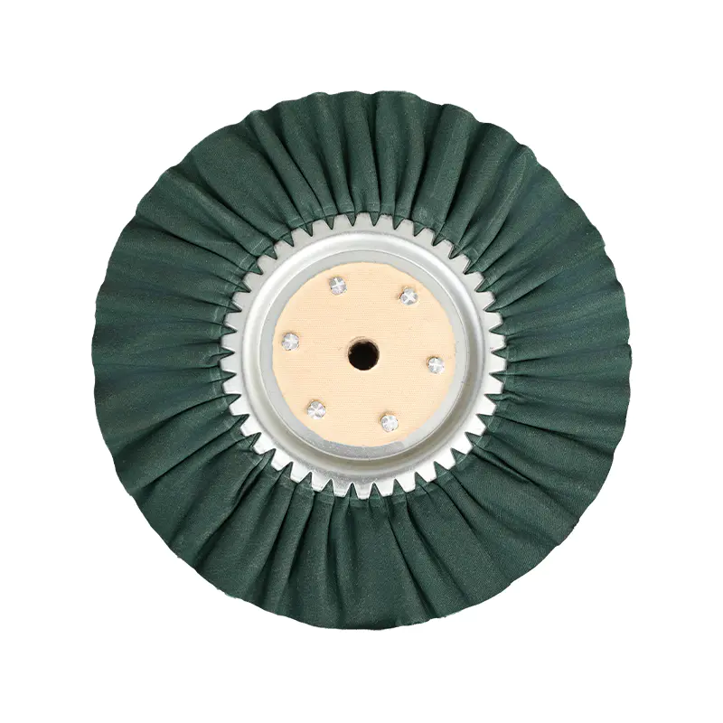 Ruota del vento verde standard per la lucidatura dell'hardware
