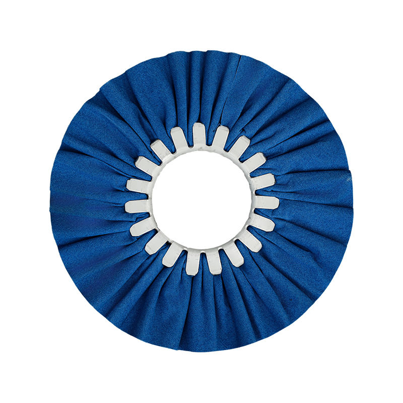 Ruota a vento blu standard per la lucidatura dell'alluminio